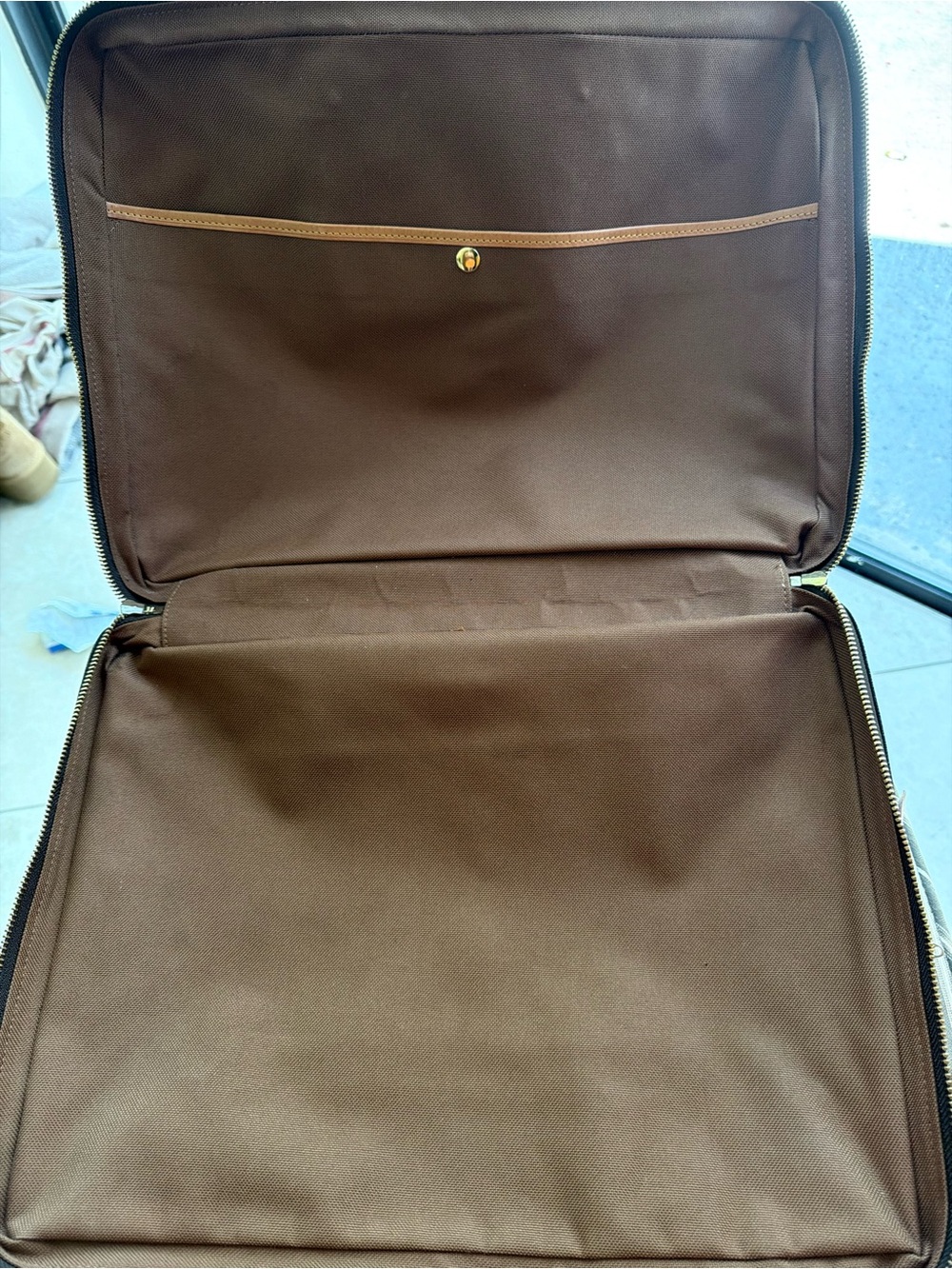 Louis Vuitton Monogram Porte-Documents Voyage GM Briefcase w luggage tag - Picture 13 of 16